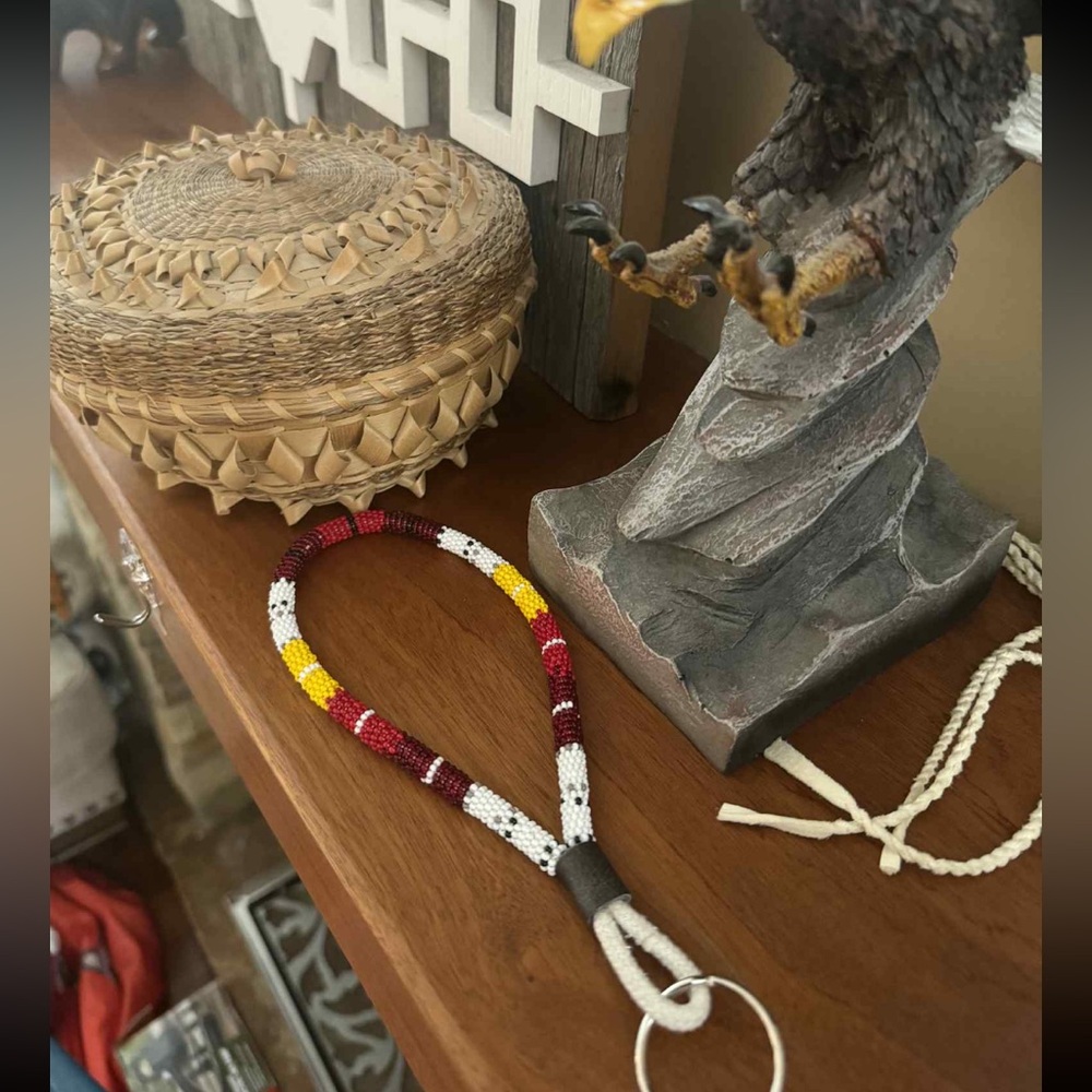 Beaded lanyard